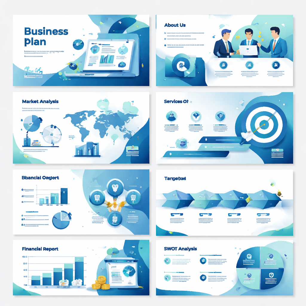 商业策划模板展示